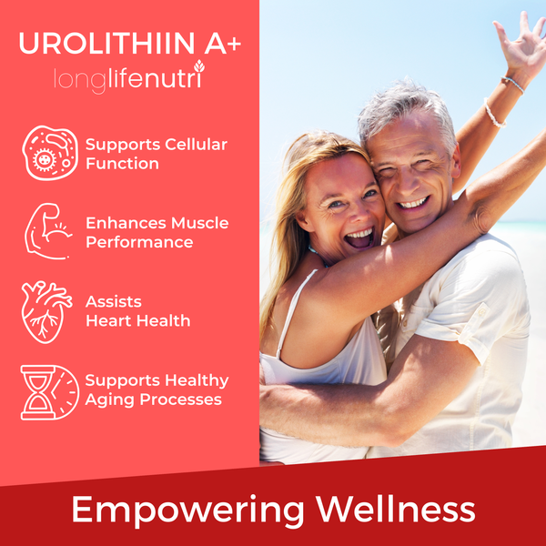 Urolithin A+ 1000mg - 120 Vegetarian Capsules, 2-Month Supply